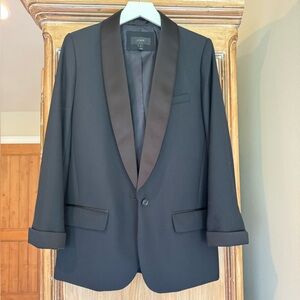 J. Crew Women’s Tuxedo Blazer in Black size 6